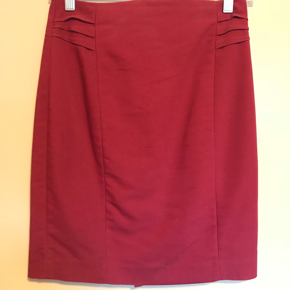 Express Red Pencil Skirt